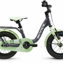 S'Cool Nixe Alloy 12 16 S'Cool Nixe Alloy 12 -Trekkingräder Verkäufe az scool nixe alloy 12 0 darkgreypastelgreen 216273